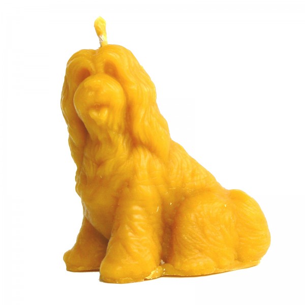 Pies owczarek - świeca