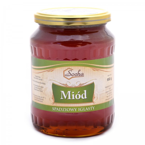 Miód spadziowy iglasty 950g