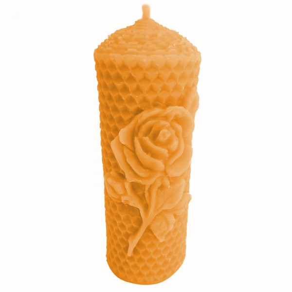 Róża na węzie - świeca