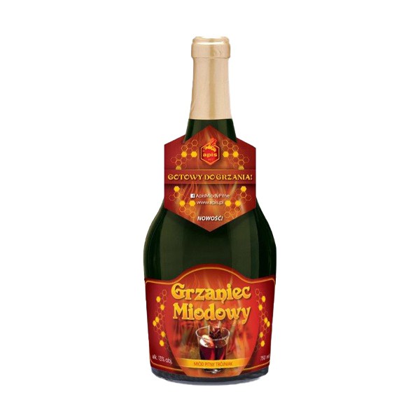 Miód pitny trójniak "Grzaniec Miodowy" 0,75l