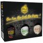 Miód pitny zestaw kraftowy "Bee Free, Bee Cool, Bee Happy" 3x0,25l