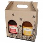 Pudełko ozdobne na 2 słoik 950g lub 1200g (720ml, 900ml)