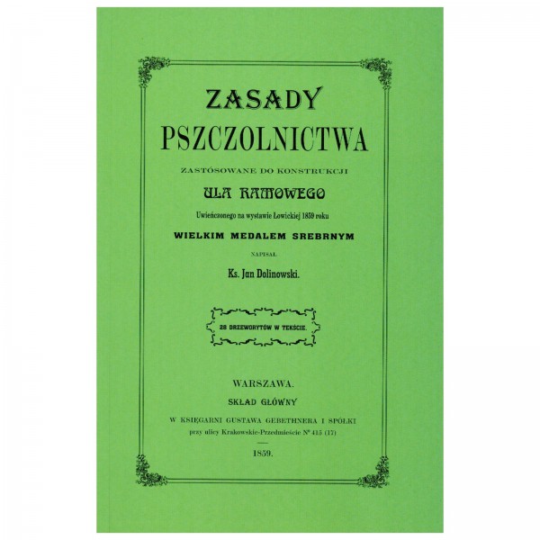 Książka - "Zasady pszczolnictwa"
