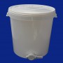 Odstojnik plastikowy 30l z pokrywą i zaworem
